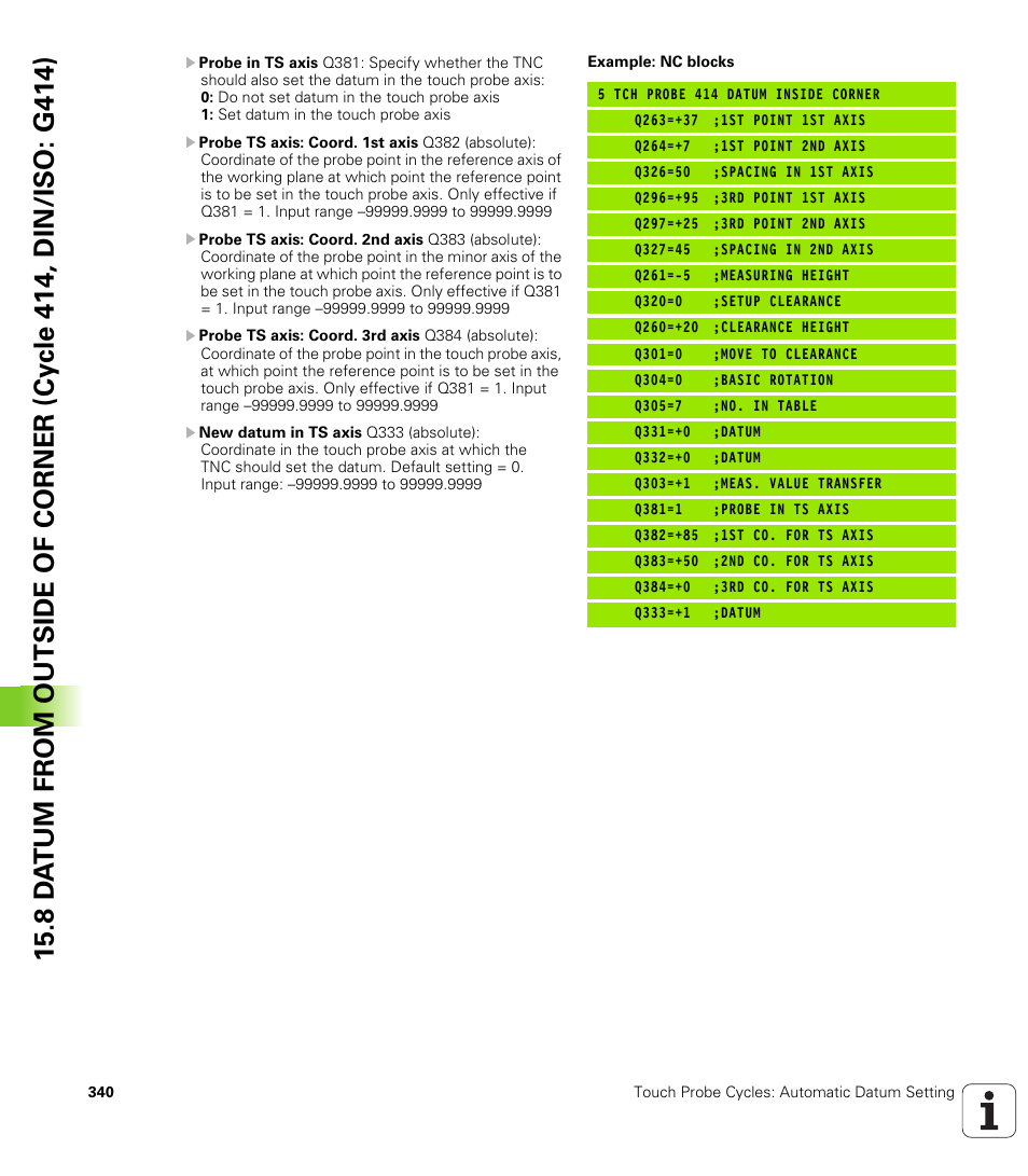 HEIDENHAIN TNC 320 (340 55x-04) Cycle programming User Manual | Page 340 / 437