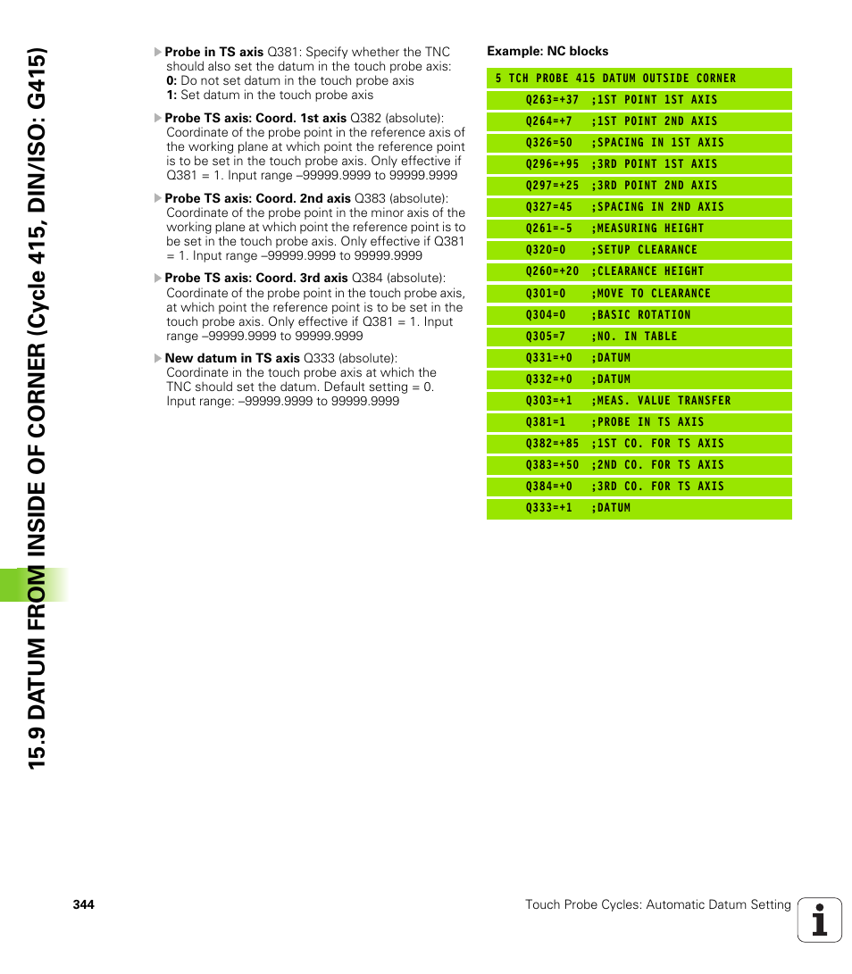HEIDENHAIN TNC 320 (340 55x-04) Cycle programming User Manual | Page 344 / 437
