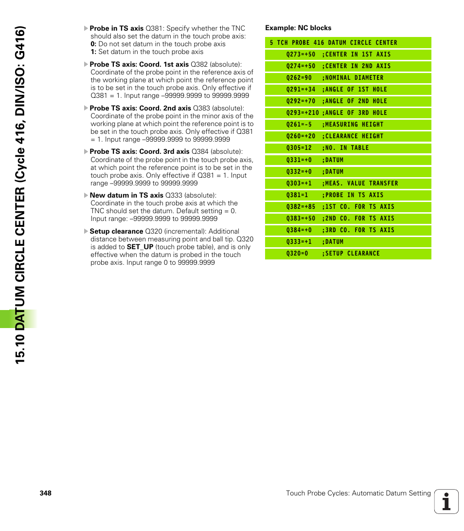 HEIDENHAIN TNC 320 (340 55x-04) Cycle programming User Manual | Page 348 / 437