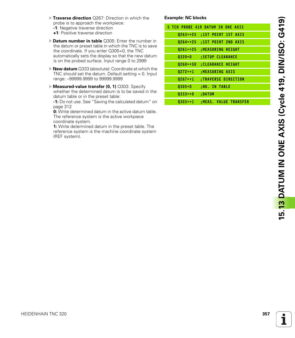 HEIDENHAIN TNC 320 (340 55x-04) Cycle programming User Manual | Page 357 / 437