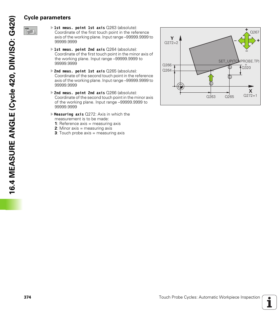 Cycle parameters | HEIDENHAIN TNC 320 (340 55x-04) Cycle programming User Manual | Page 374 / 437