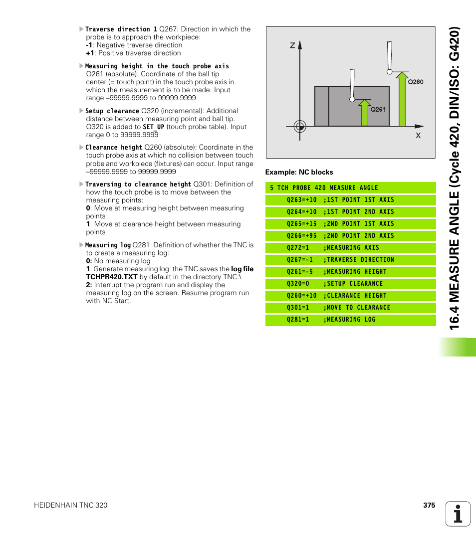 HEIDENHAIN TNC 320 (340 55x-04) Cycle programming User Manual | Page 375 / 437