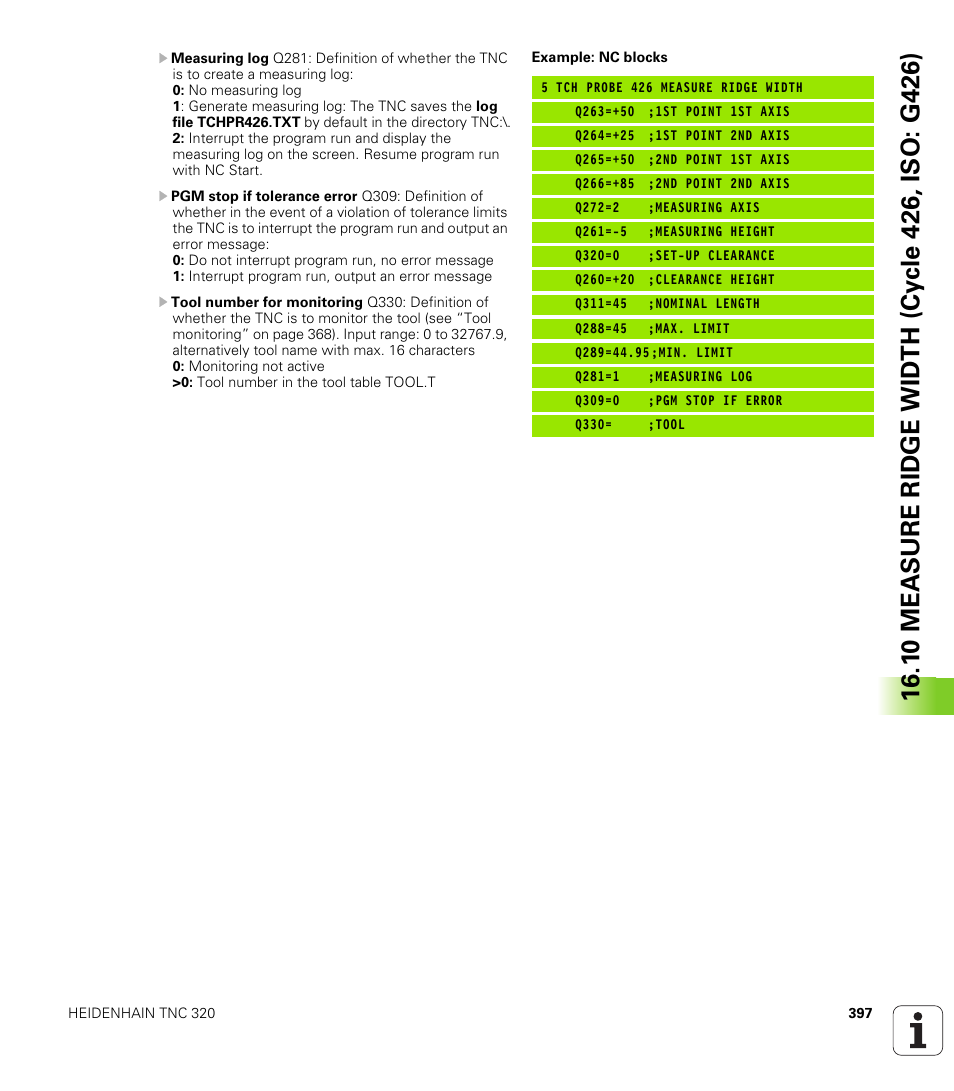 HEIDENHAIN TNC 320 (340 55x-04) Cycle programming User Manual | Page 397 / 437