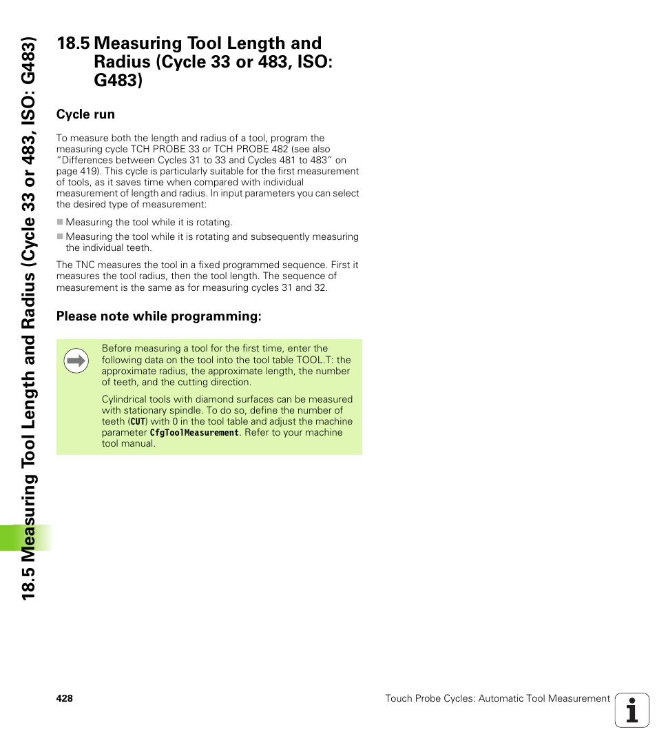 Cycle run, Please note while programming | HEIDENHAIN TNC 320 (340 55x-04) Cycle programming User Manual | Page 428 / 437