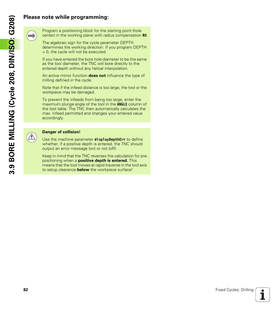 Please note while programming | HEIDENHAIN TNC 320 (340 55x-04) Cycle programming User Manual | Page 82 / 437