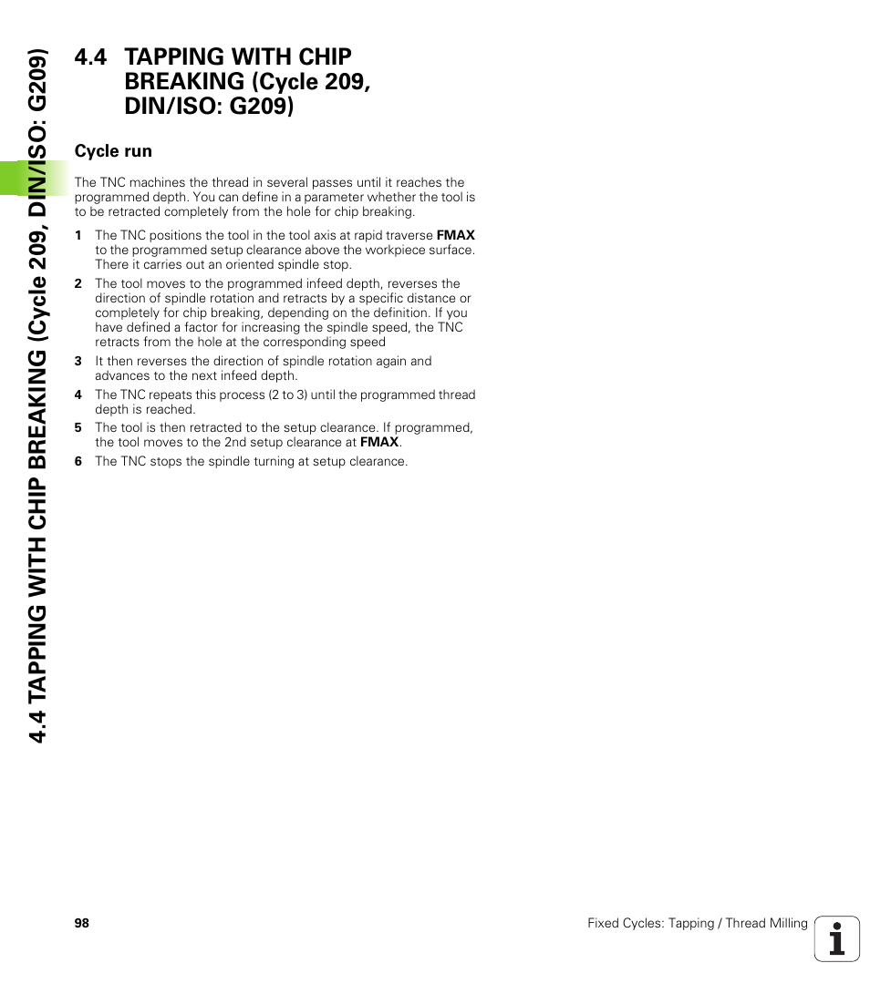 Cycle run | HEIDENHAIN TNC 320 (340 55x-04) Cycle programming User Manual | Page 98 / 437