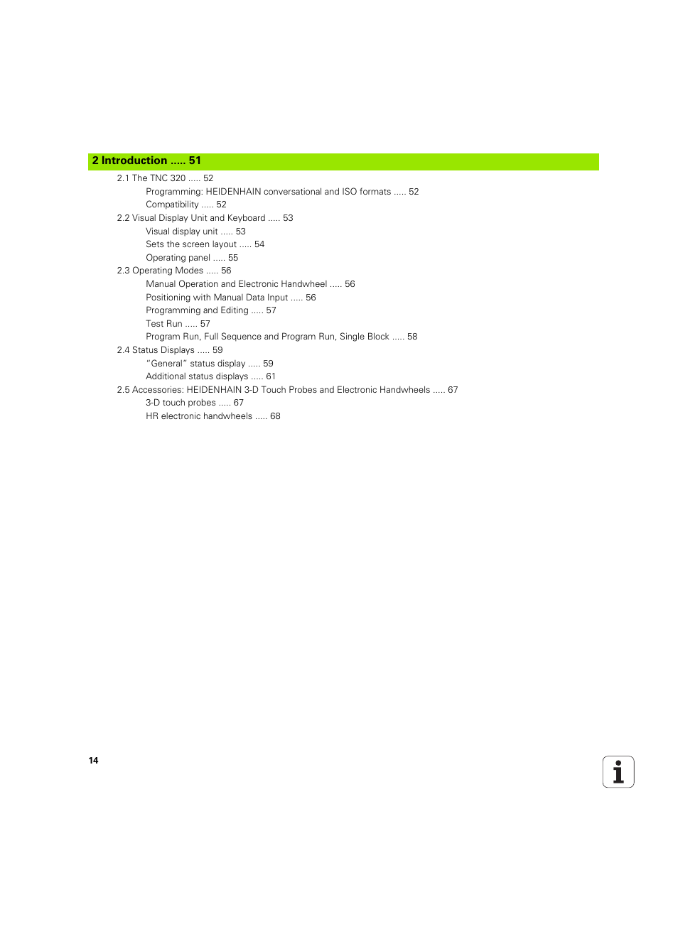 Introduction | HEIDENHAIN TNC 320 (340 55x-04) ISO programming User Manual | Page 14 / 461