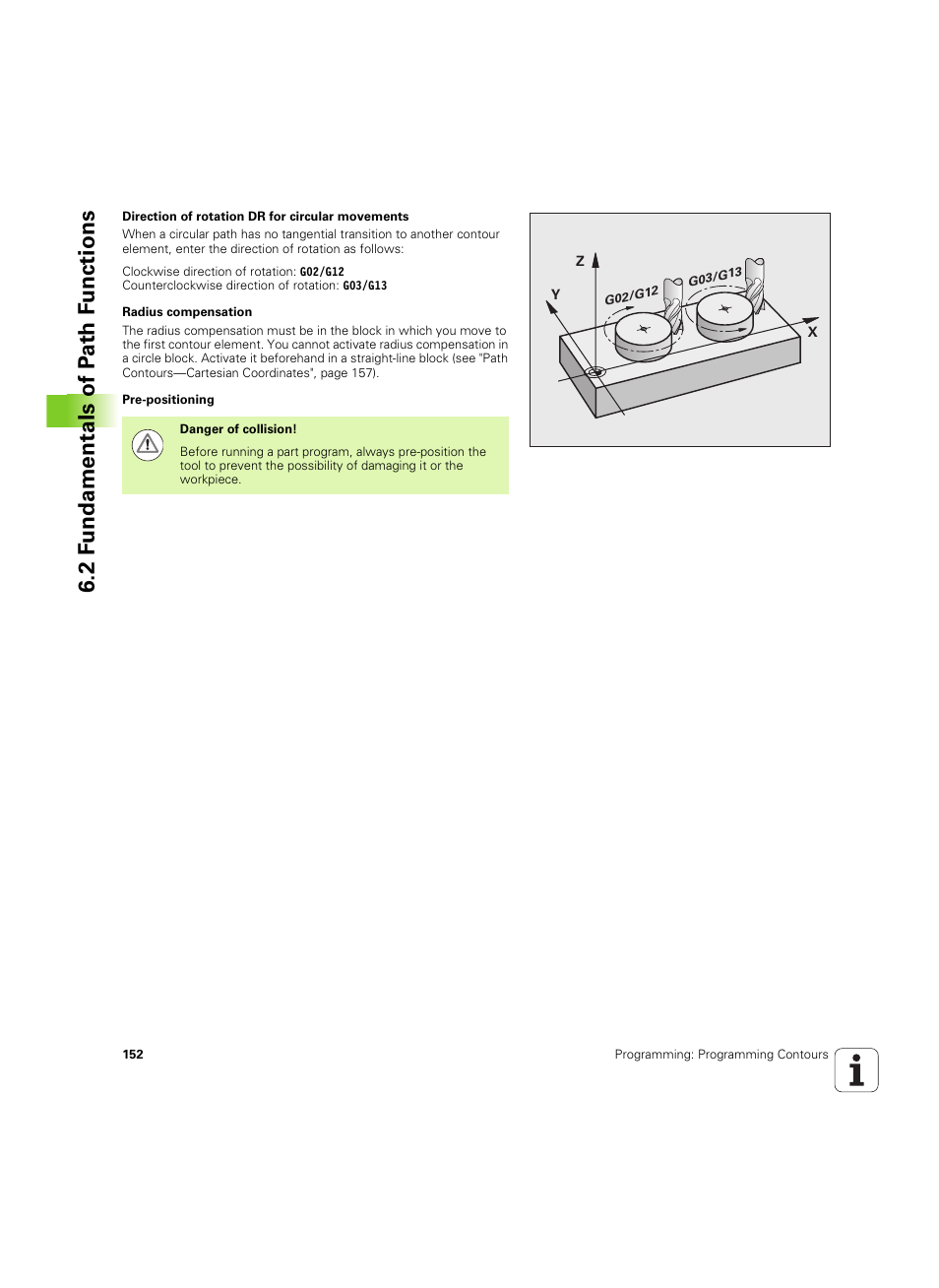 2 f undamentals of p a th f unctions | HEIDENHAIN TNC 320 (340 55x-04) ISO programming User Manual | Page 152 / 461
