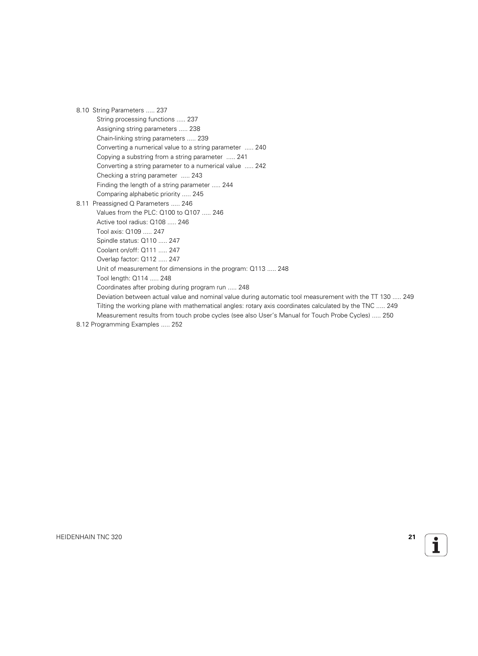 HEIDENHAIN TNC 320 (340 55x-04) ISO programming User Manual | Page 21 / 461