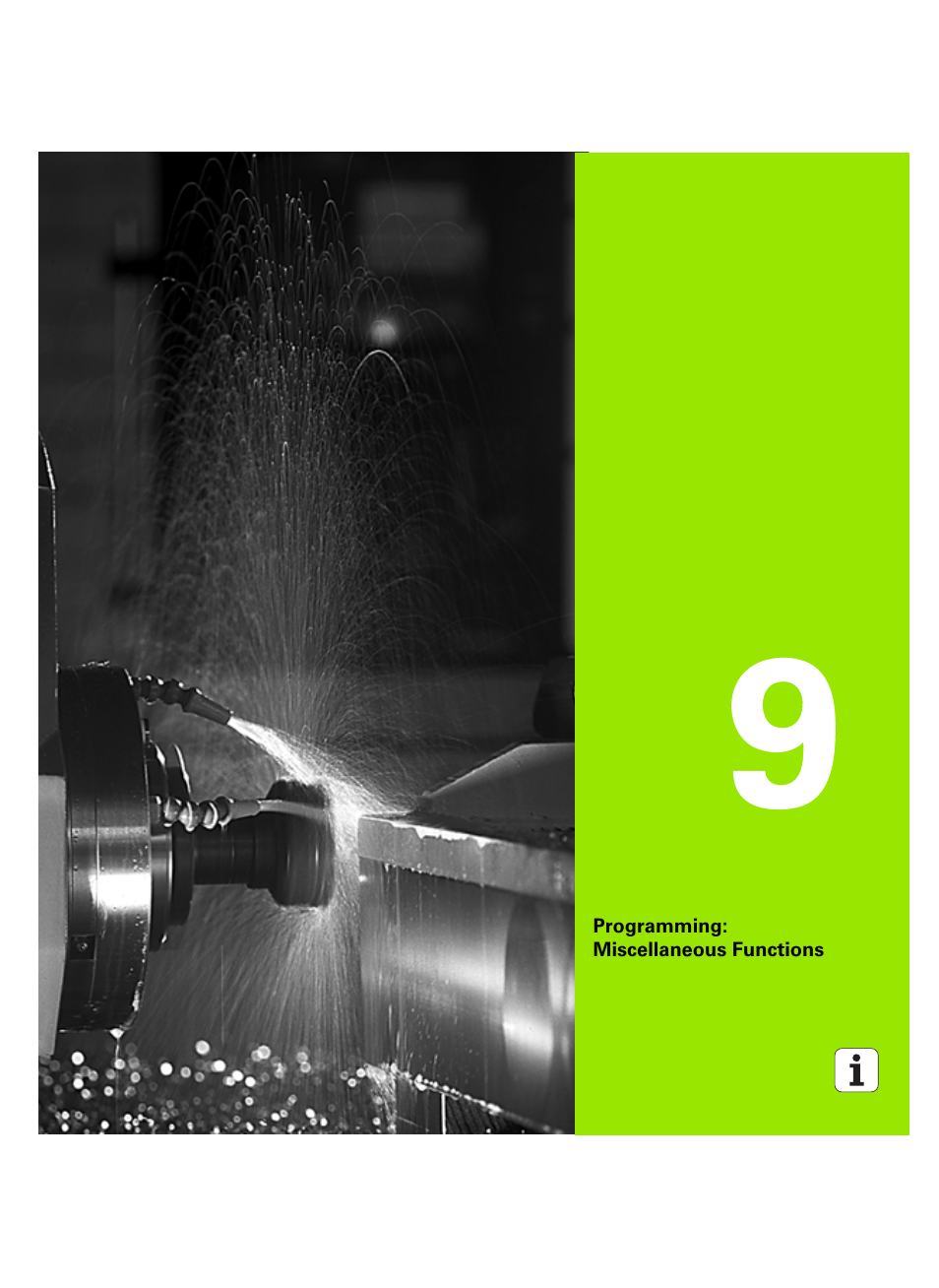Programming: miscellaneous functions, 9 programming: miscellaneous functions | HEIDENHAIN TNC 320 (340 55x-04) ISO programming User Manual | Page 259 / 461