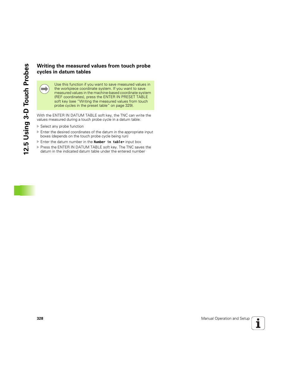 5 using 3-d t ouc h pr obes | HEIDENHAIN TNC 320 (340 55x-04) ISO programming User Manual | Page 328 / 461