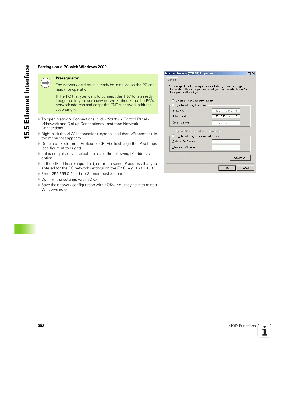 5 ether n et int e rf ace | HEIDENHAIN TNC 320 (340 55x-04) ISO programming User Manual | Page 392 / 461