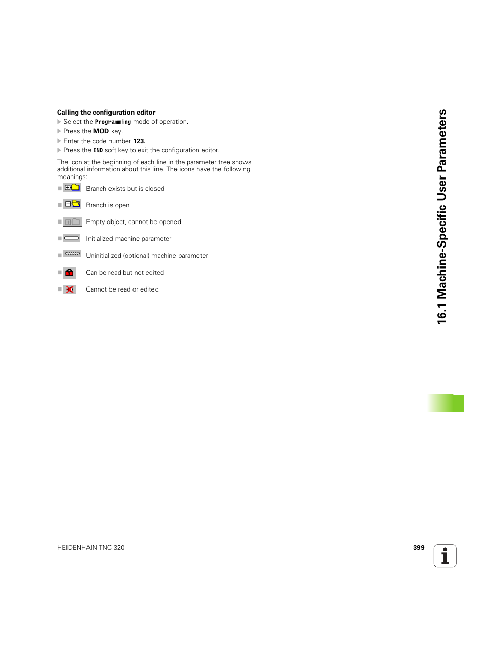1 mac h ine-specific user p a ra met e rs | HEIDENHAIN TNC 320 (340 55x-04) ISO programming User Manual | Page 399 / 461