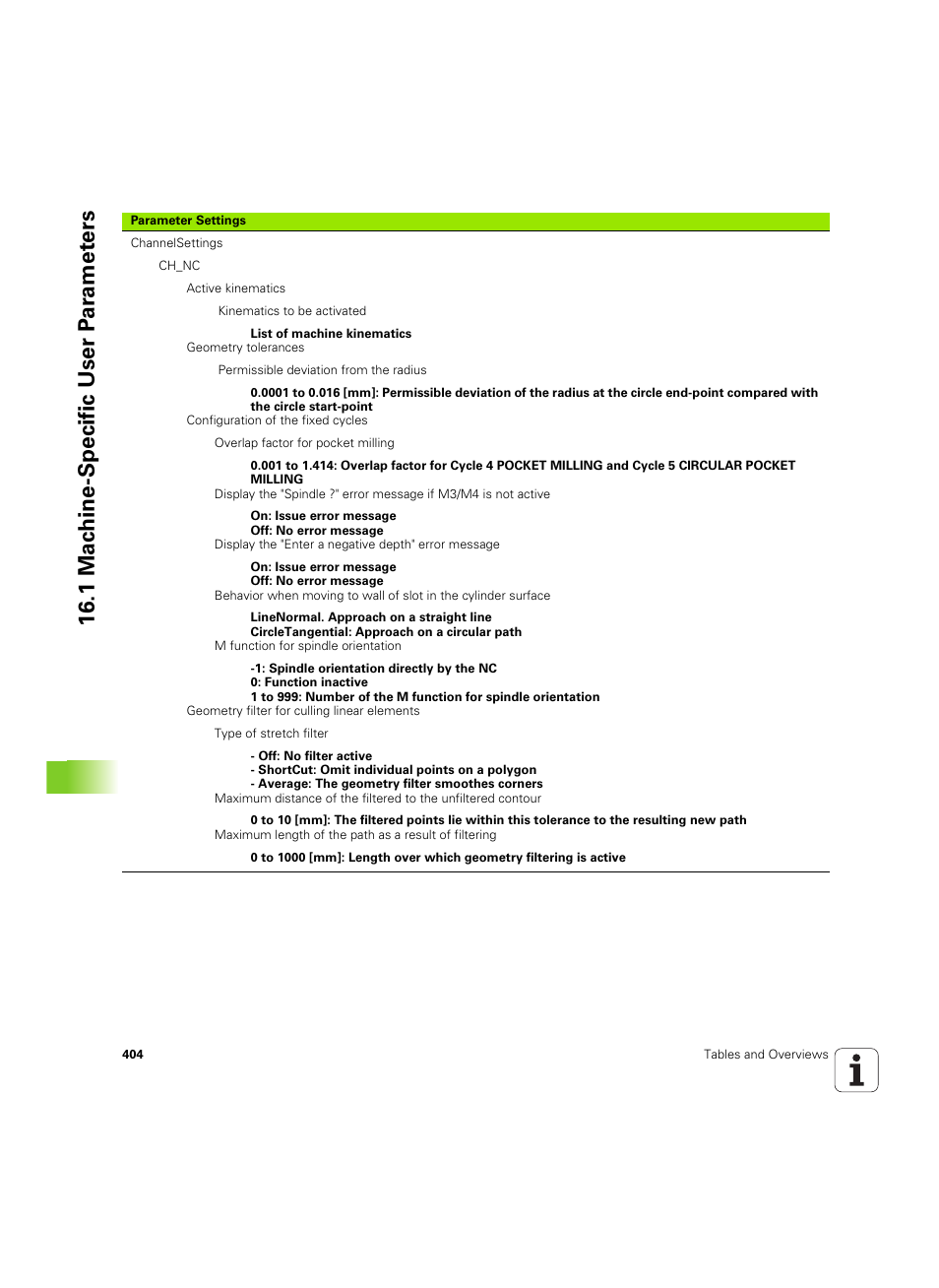 1 mac h ine-specific user p a ra met e rs | HEIDENHAIN TNC 320 (340 55x-04) ISO programming User Manual | Page 404 / 461