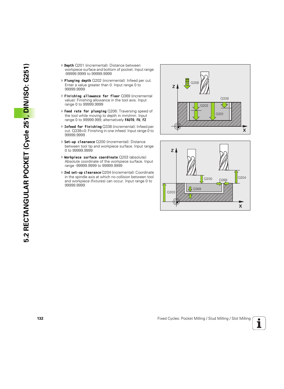 HEIDENHAIN TNC 320 (340 55x-05) Cycle programming User Manual | Page 132 / 439