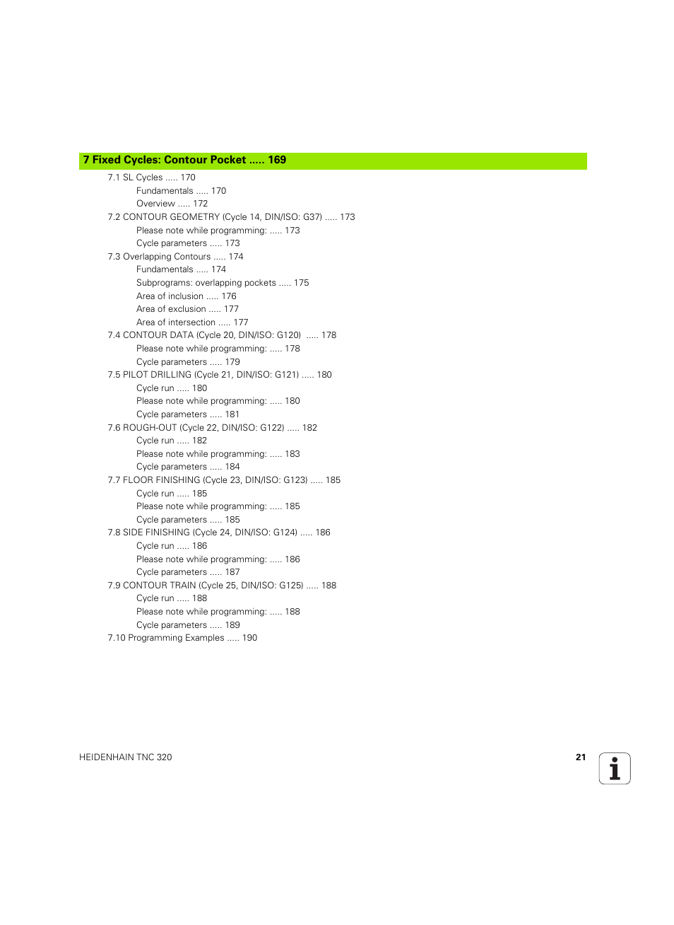 HEIDENHAIN TNC 320 (340 55x-05) Cycle programming User Manual | Page 21 / 439