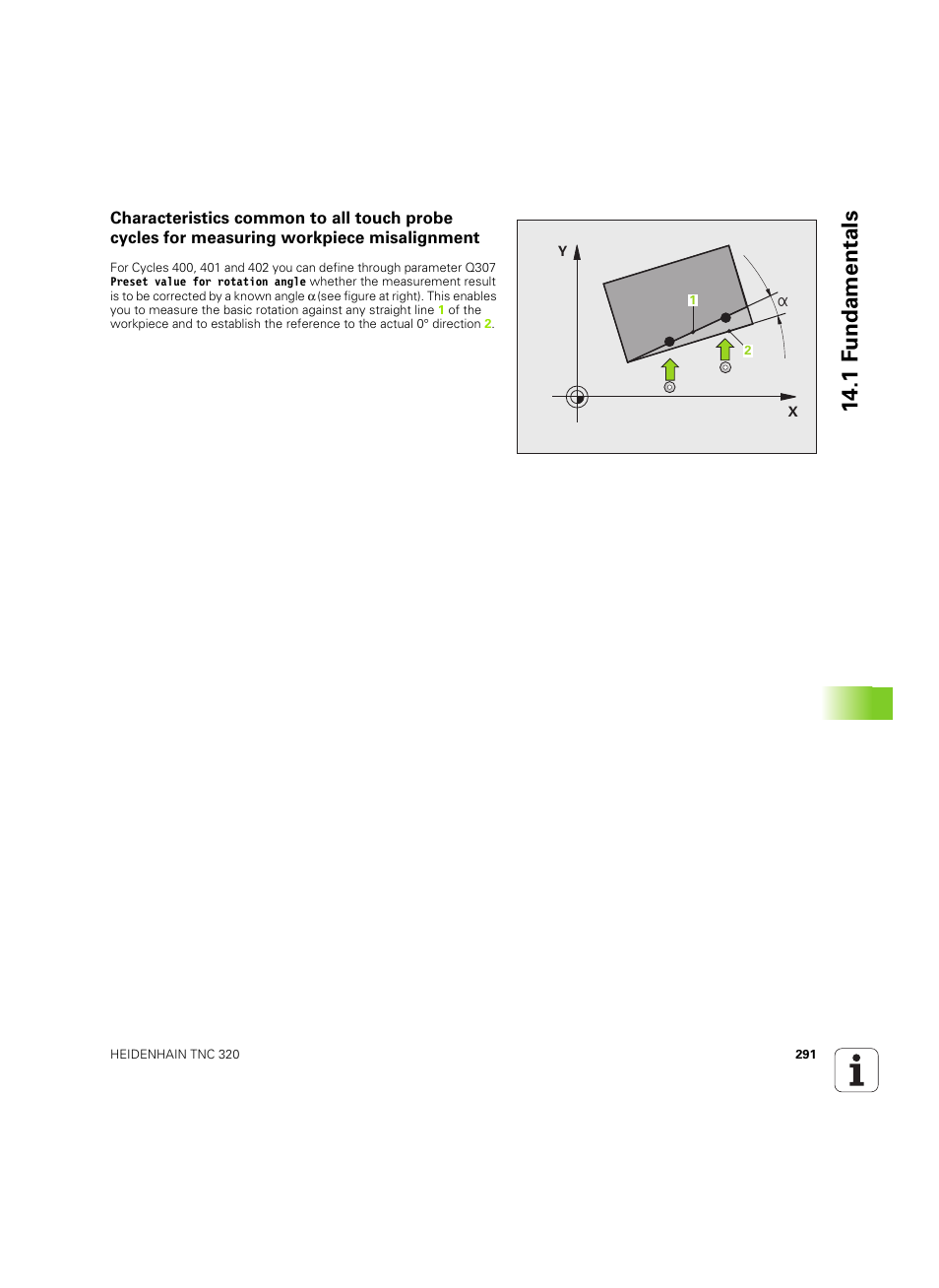 1 f undamentals | HEIDENHAIN TNC 320 (340 55x-05) Cycle programming User Manual | Page 291 / 439