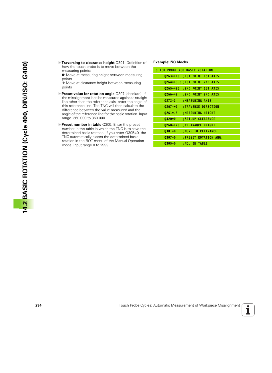 HEIDENHAIN TNC 320 (340 55x-05) Cycle programming User Manual | Page 294 / 439