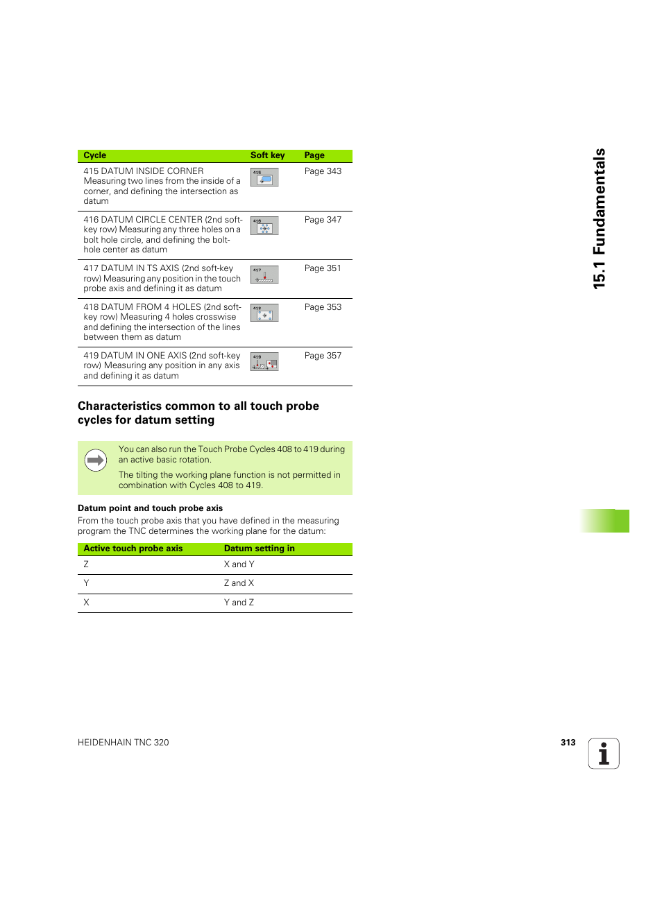 1 f undamentals | HEIDENHAIN TNC 320 (340 55x-05) Cycle programming User Manual | Page 313 / 439