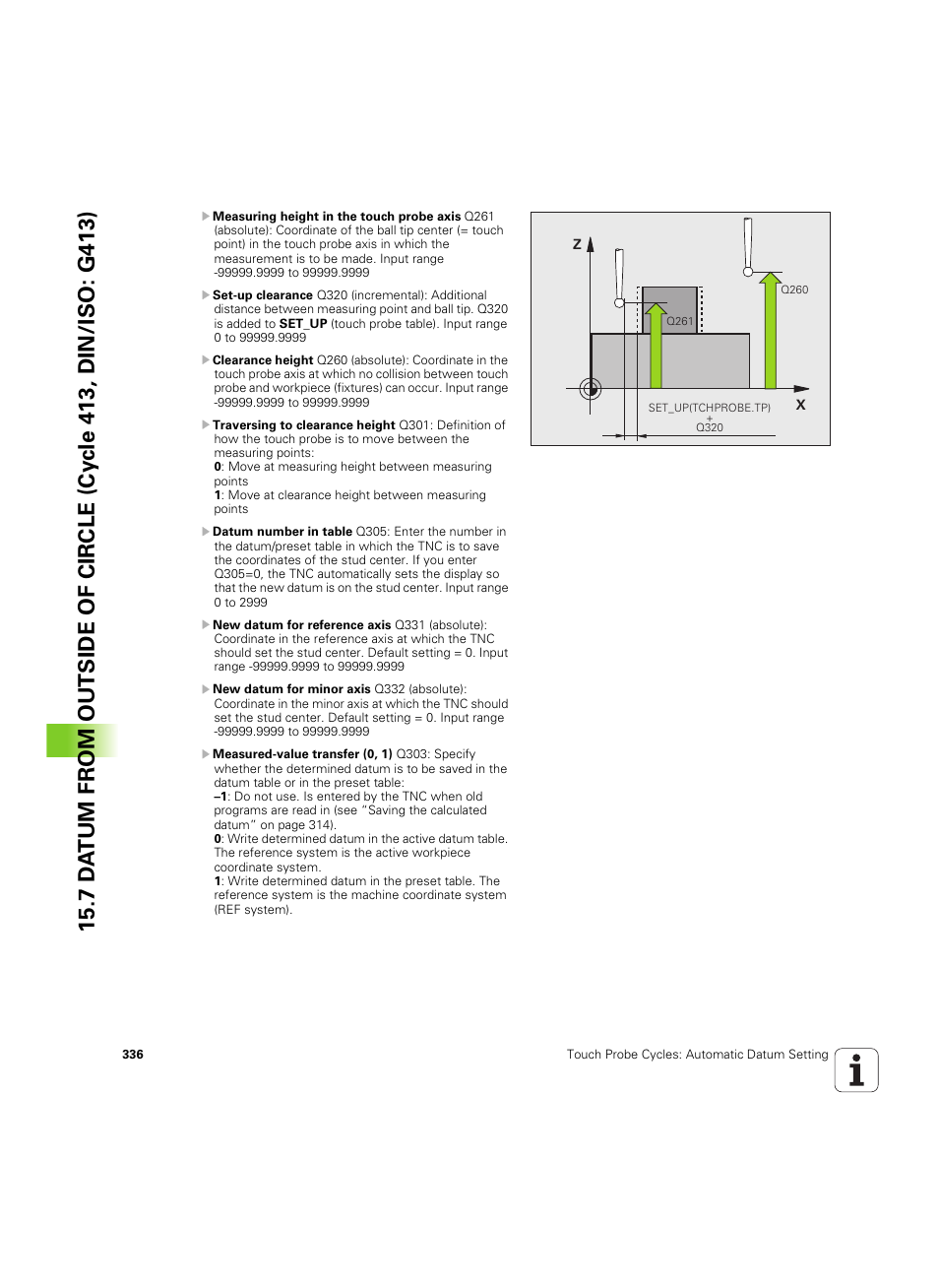 HEIDENHAIN TNC 320 (340 55x-05) Cycle programming User Manual | Page 336 / 439