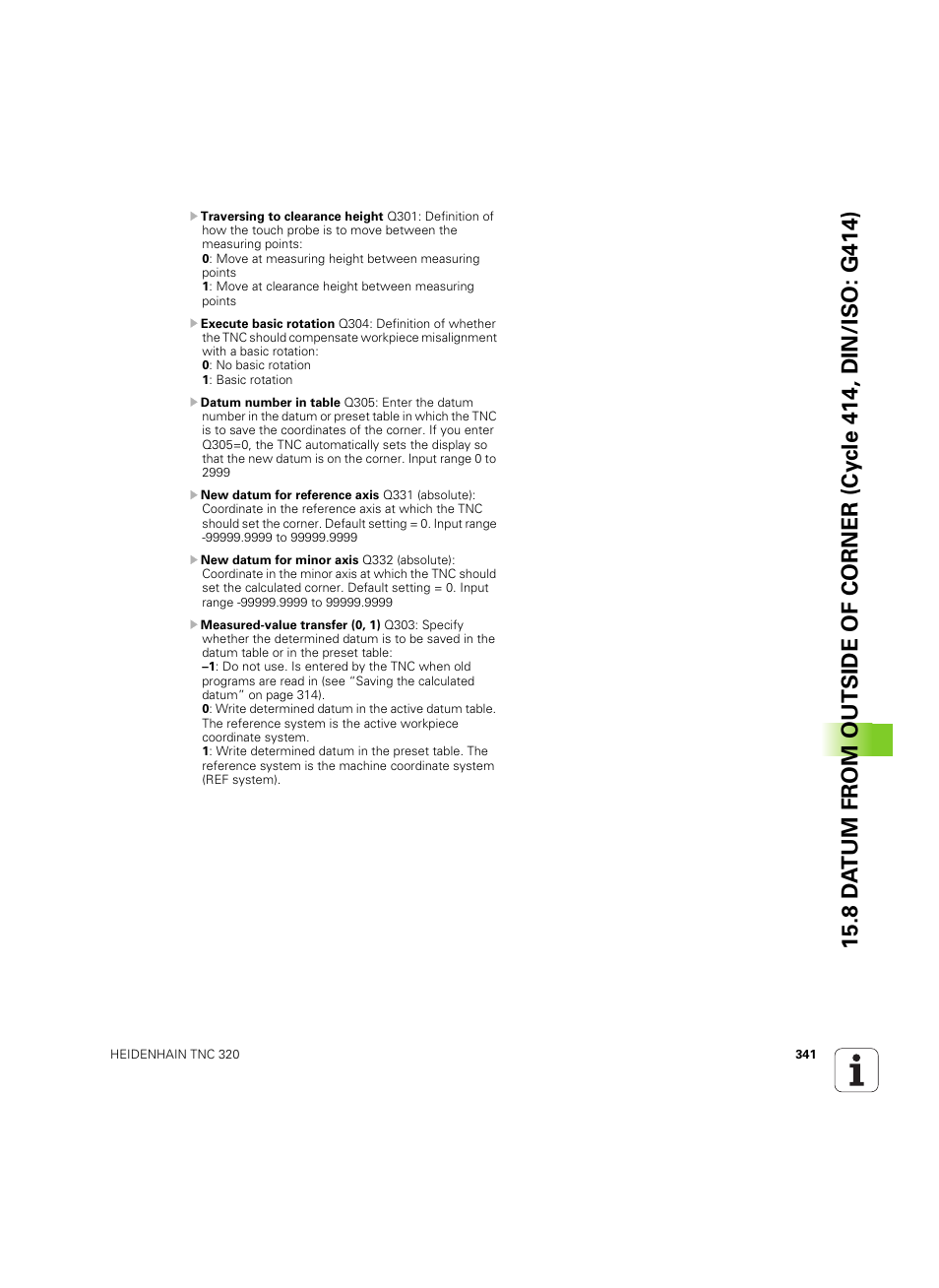 HEIDENHAIN TNC 320 (340 55x-05) Cycle programming User Manual | Page 341 / 439