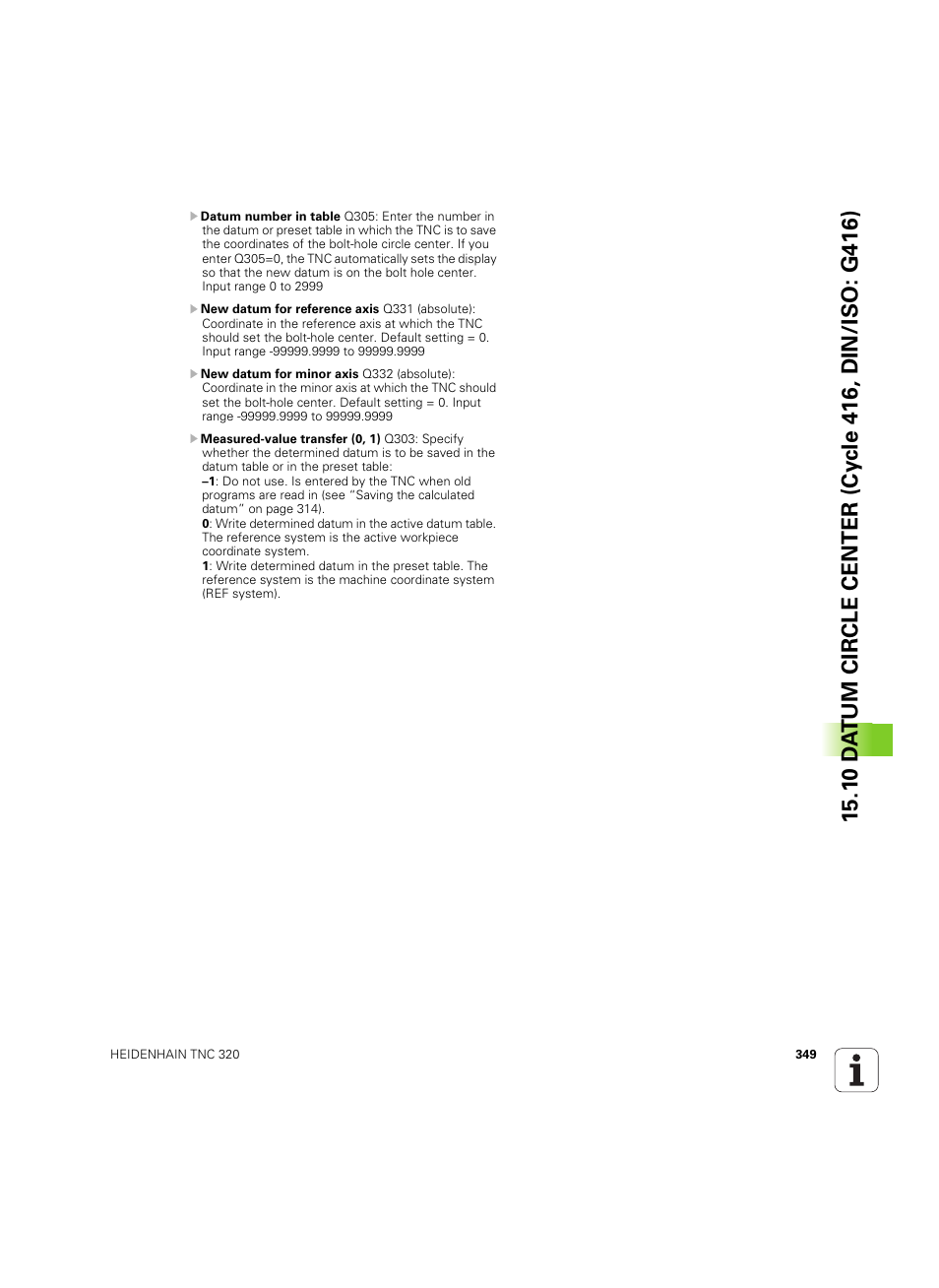 HEIDENHAIN TNC 320 (340 55x-05) Cycle programming User Manual | Page 349 / 439