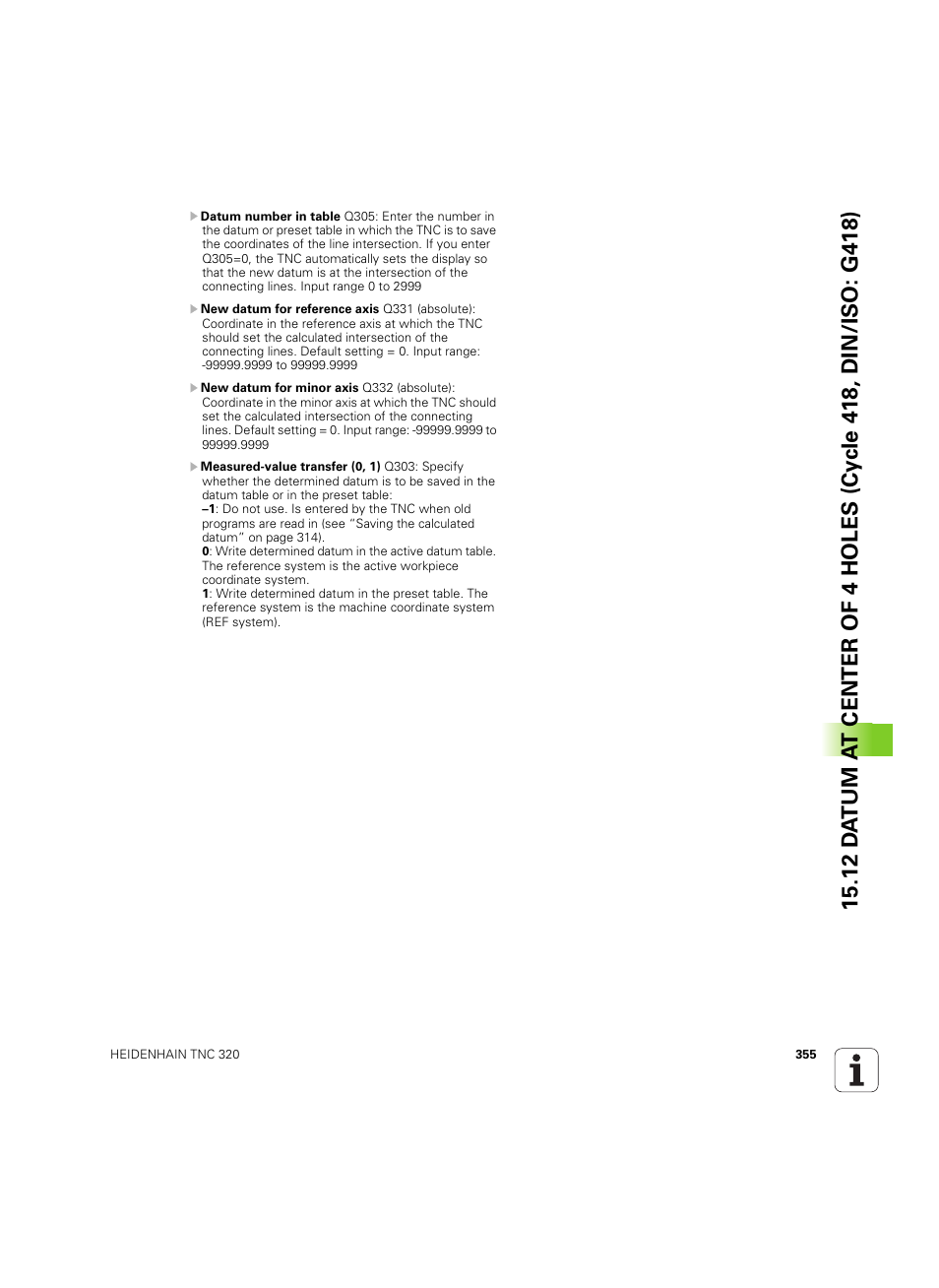 HEIDENHAIN TNC 320 (340 55x-05) Cycle programming User Manual | Page 355 / 439