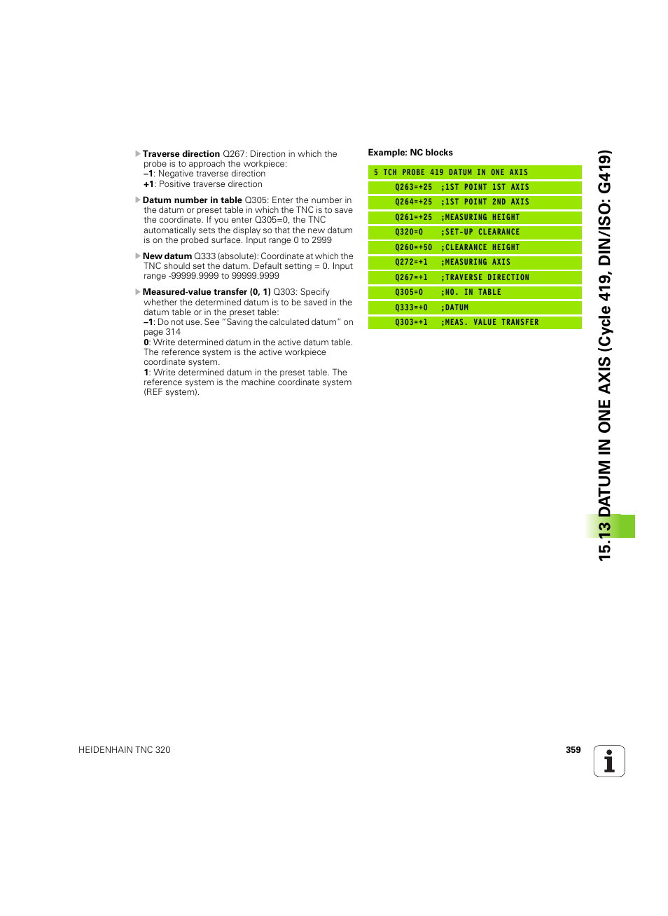HEIDENHAIN TNC 320 (340 55x-05) Cycle programming User Manual | Page 359 / 439