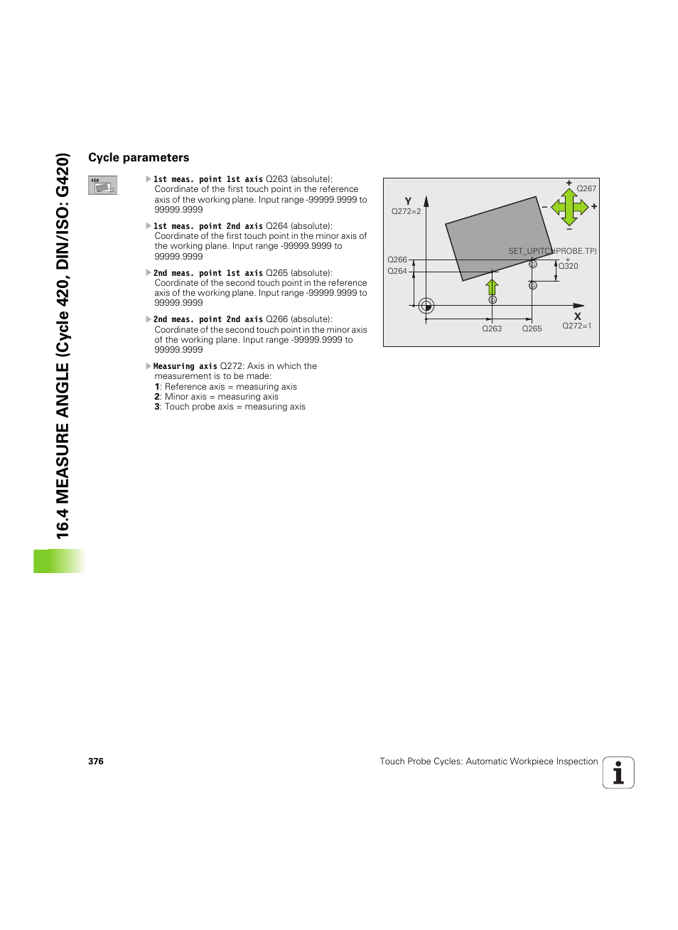 Cycle parameters | HEIDENHAIN TNC 320 (340 55x-05) Cycle programming User Manual | Page 376 / 439