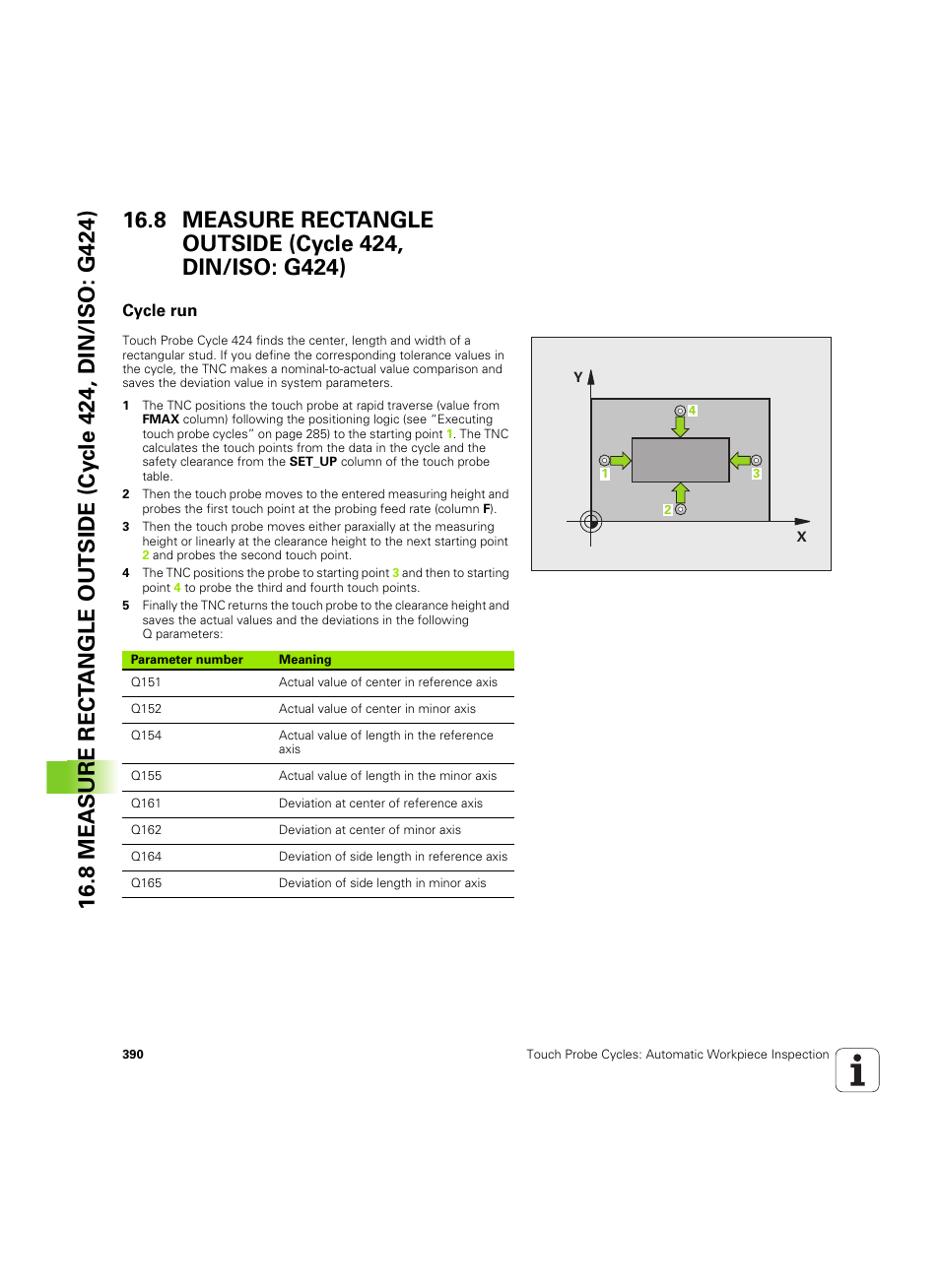 Cycle run | HEIDENHAIN TNC 320 (340 55x-05) Cycle programming User Manual | Page 390 / 439