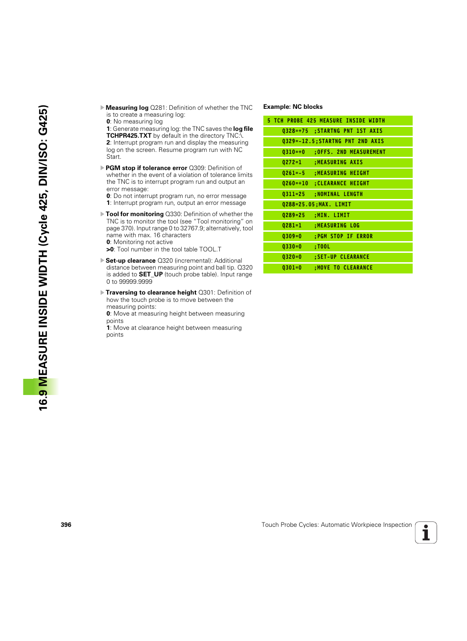 HEIDENHAIN TNC 320 (340 55x-05) Cycle programming User Manual | Page 396 / 439