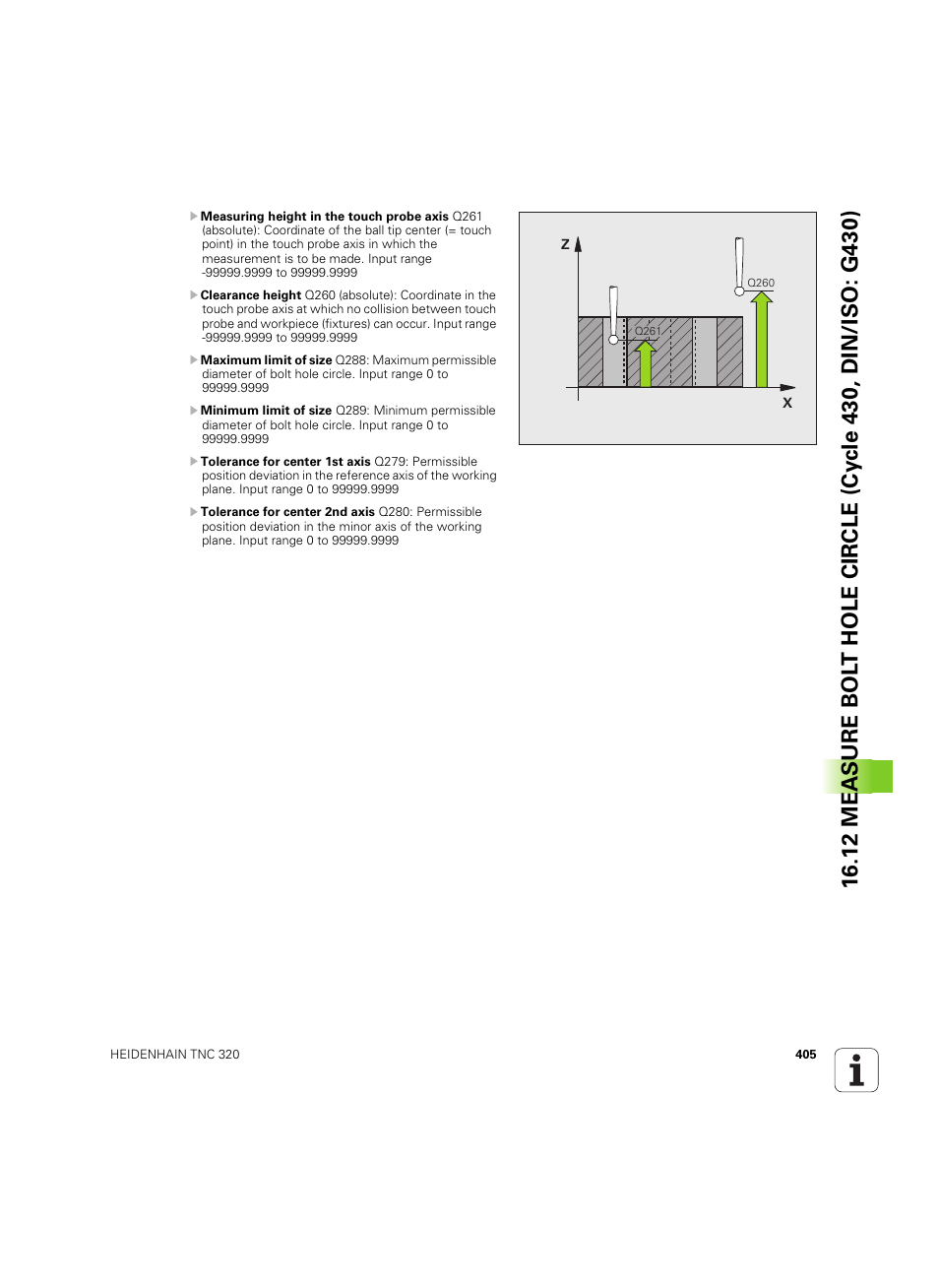 HEIDENHAIN TNC 320 (340 55x-05) Cycle programming User Manual | Page 405 / 439