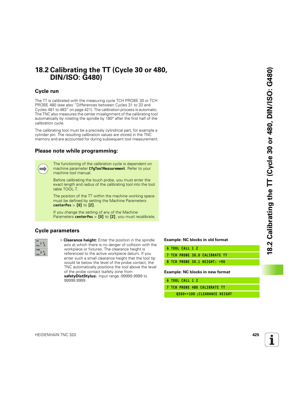 Cycle run, Please note while programming, Cycle parameters | HEIDENHAIN TNC 320 (340 55x-05) Cycle programming User Manual | Page 425 / 439