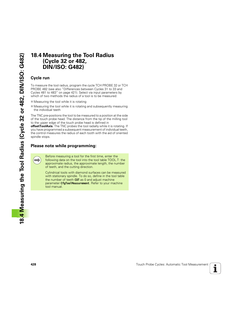 Cycle run, Please note while programming | HEIDENHAIN TNC 320 (340 55x-05) Cycle programming User Manual | Page 428 / 439