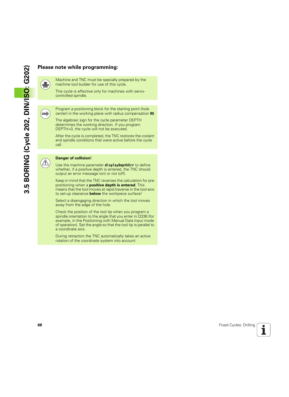 Please note while programming | HEIDENHAIN TNC 320 (340 55x-05) Cycle programming User Manual | Page 68 / 439