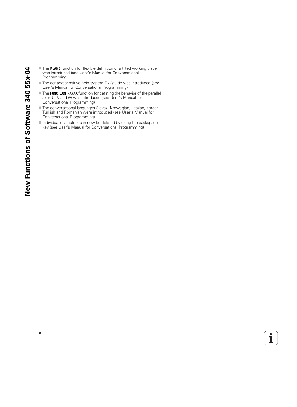 HEIDENHAIN TNC 320 (340 55x-05) Cycle programming User Manual | Page 8 / 439