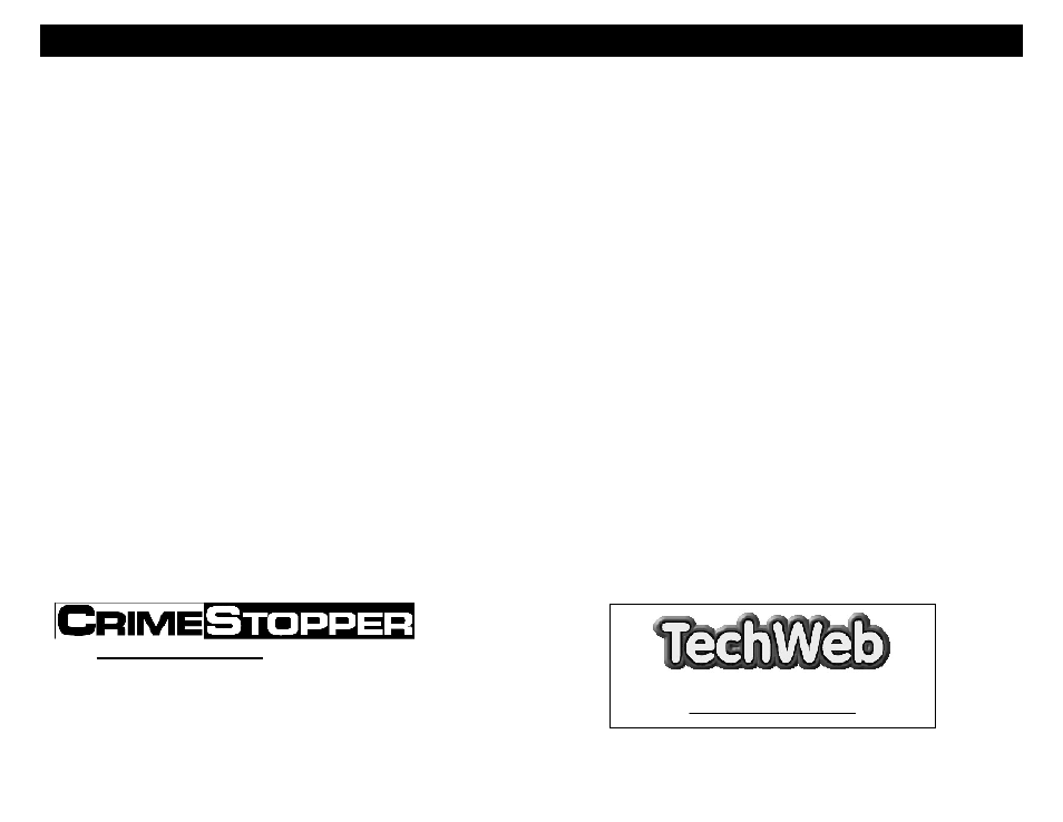 Remote start diagnostics | Crimestopper Security Products RS-7 User Manual | Page 28 / 28