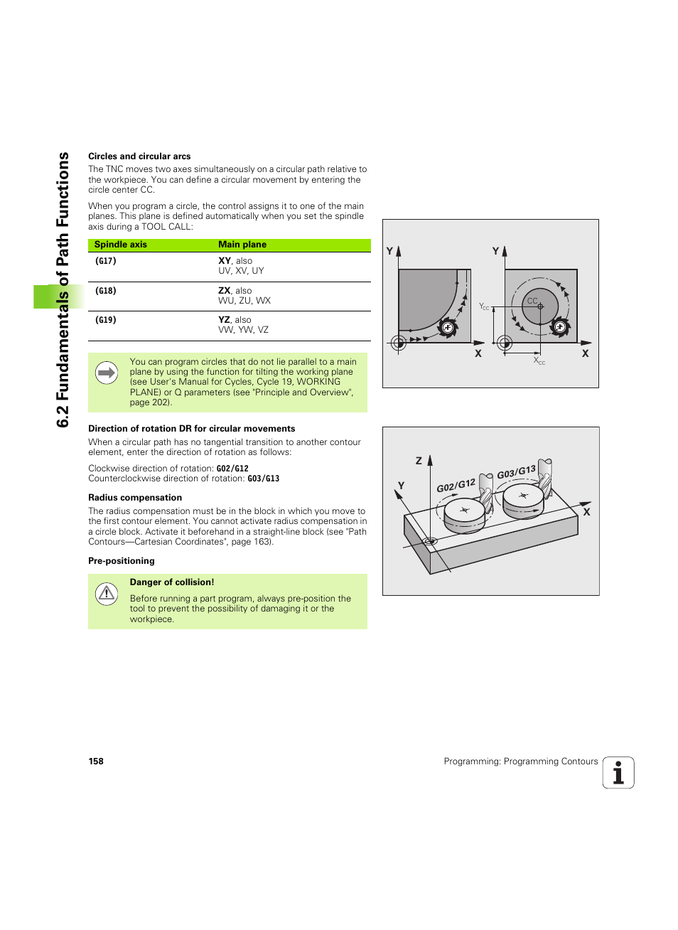 2 f undamentals of p a th f unctions | HEIDENHAIN TNC 320 (340 55x-05) ISO programming User Manual | Page 158 / 477