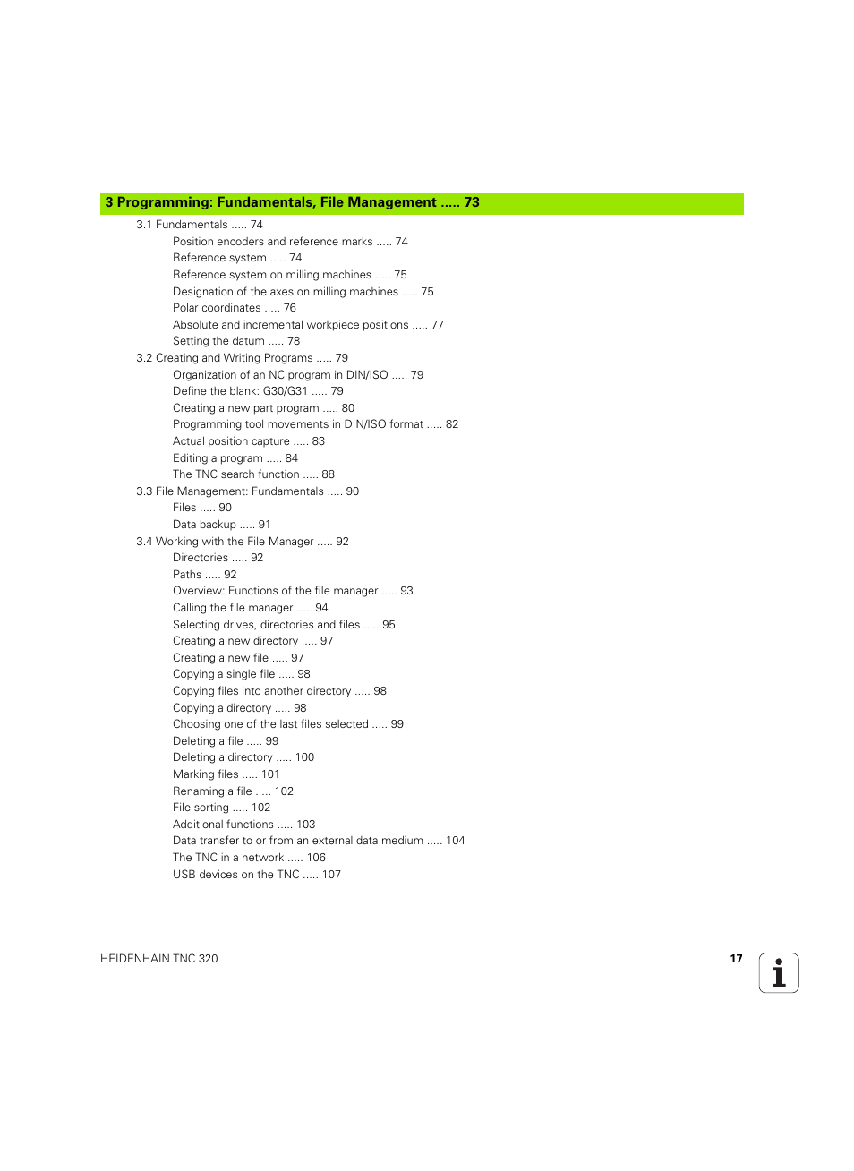 Programming: fundamentals, file management | HEIDENHAIN TNC 320 (340 55x-05) ISO programming User Manual | Page 17 / 477
