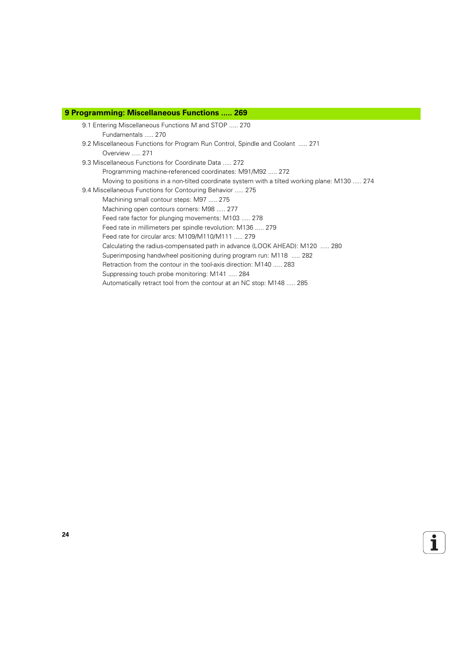 Programming: miscellaneous functions | HEIDENHAIN TNC 320 (340 55x-05) ISO programming User Manual | Page 24 / 477