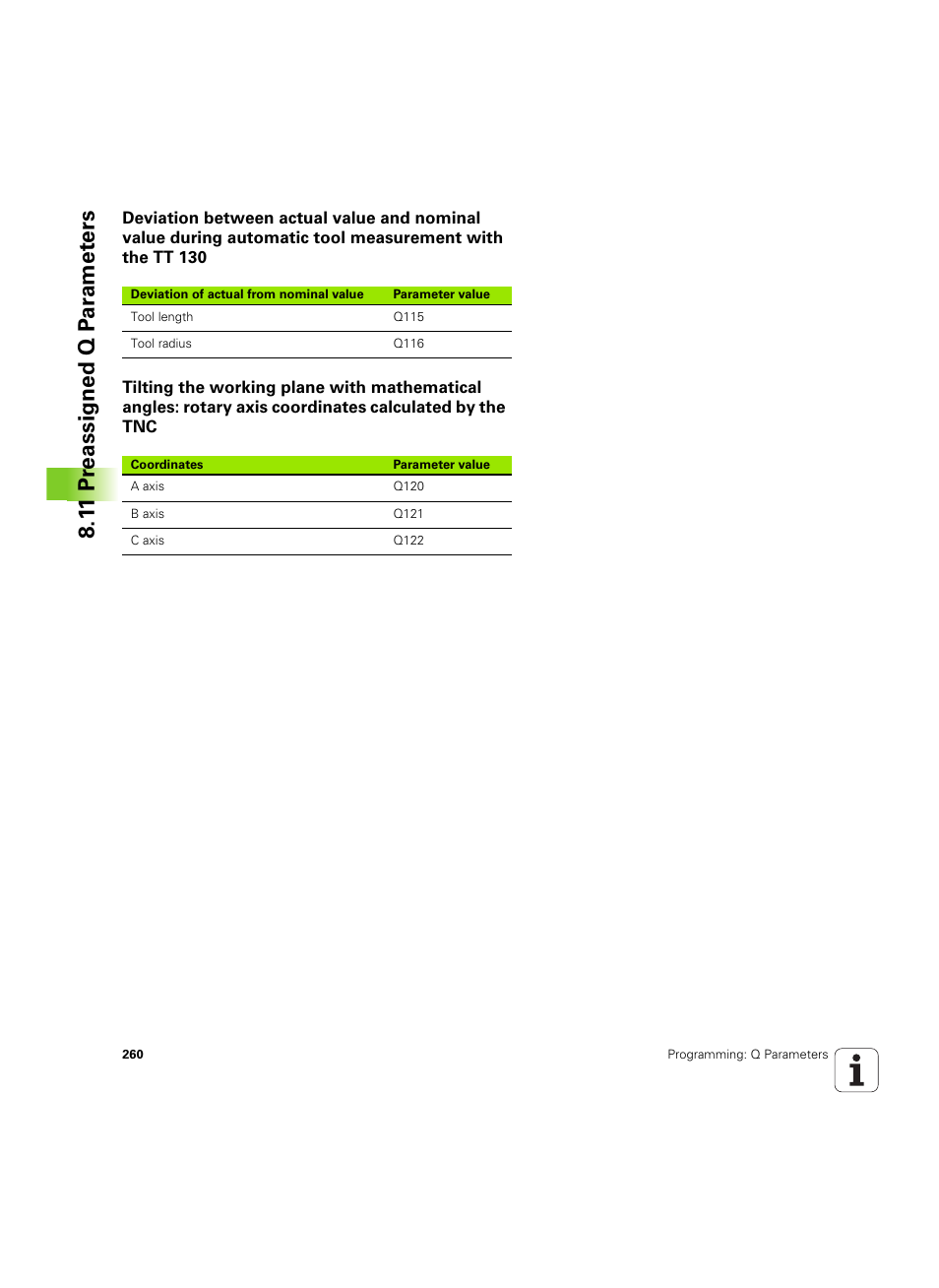 HEIDENHAIN TNC 320 (340 55x-05) ISO programming User Manual | Page 260 / 477