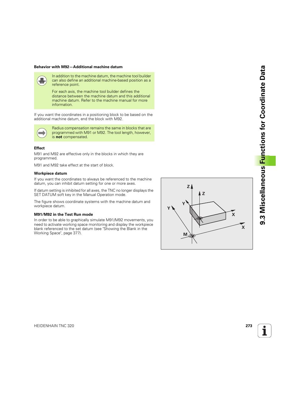 HEIDENHAIN TNC 320 (340 55x-05) ISO programming User Manual | Page 273 / 477