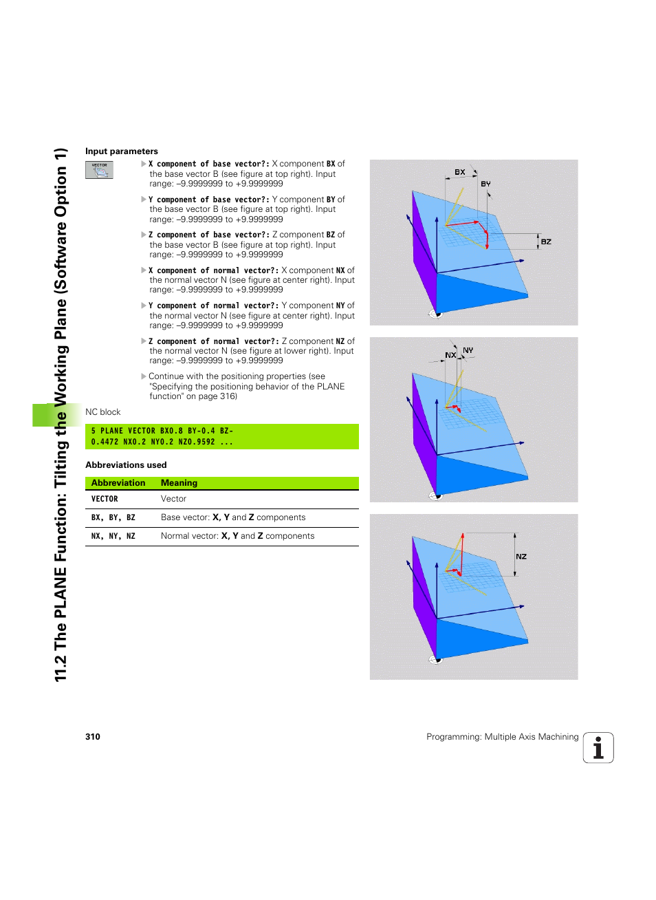 HEIDENHAIN TNC 320 (340 55x-05) ISO programming User Manual | Page 310 / 477