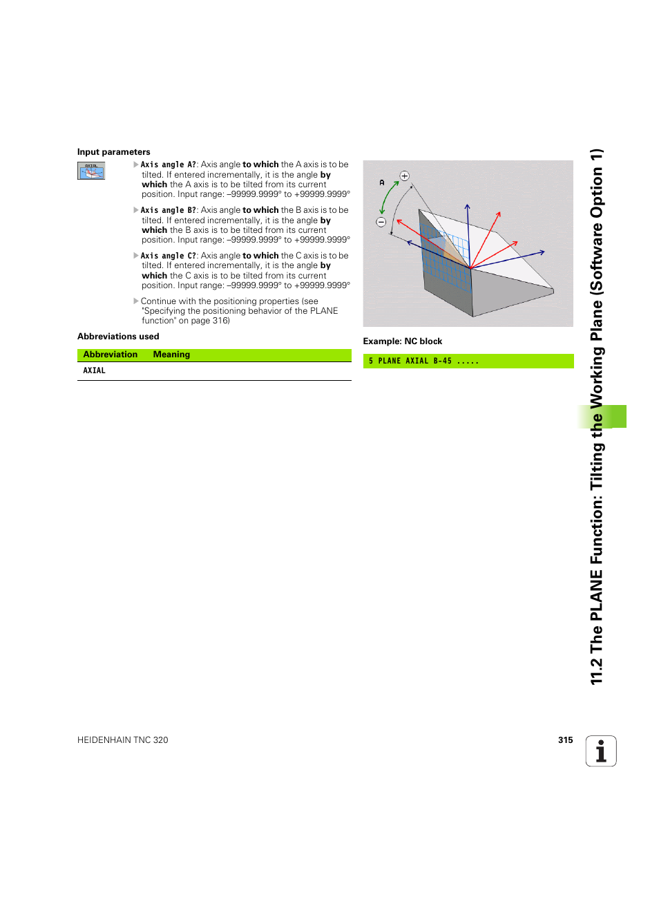 HEIDENHAIN TNC 320 (340 55x-05) ISO programming User Manual | Page 315 / 477