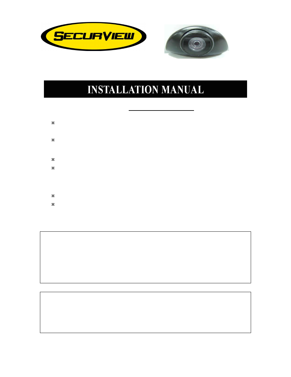 Crimestopper Security Products SV-6400 User Manual | 8 pages