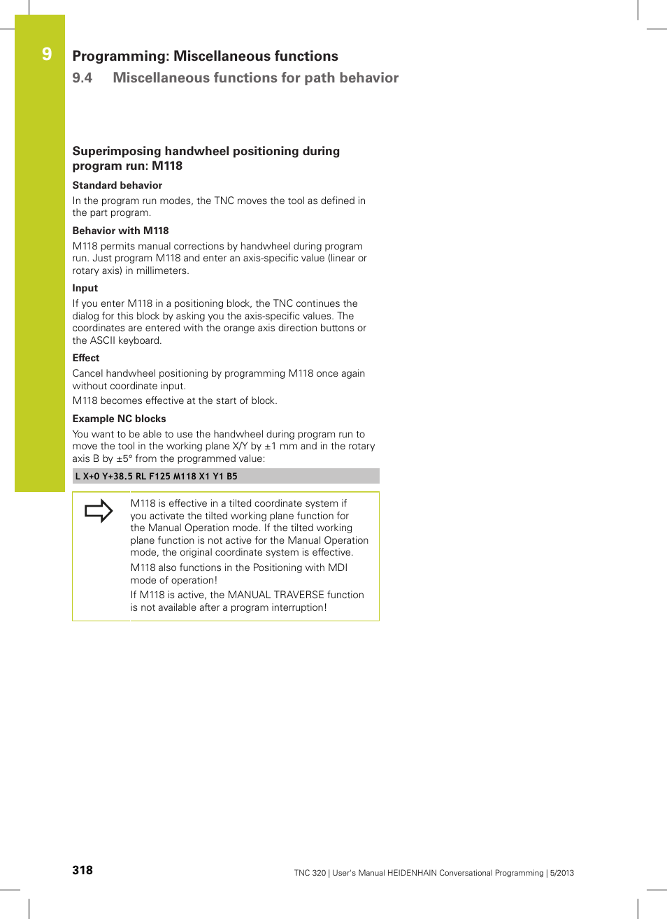 HEIDENHAIN TNC 320 (34055x-06) User Manual | Page 318 / 540