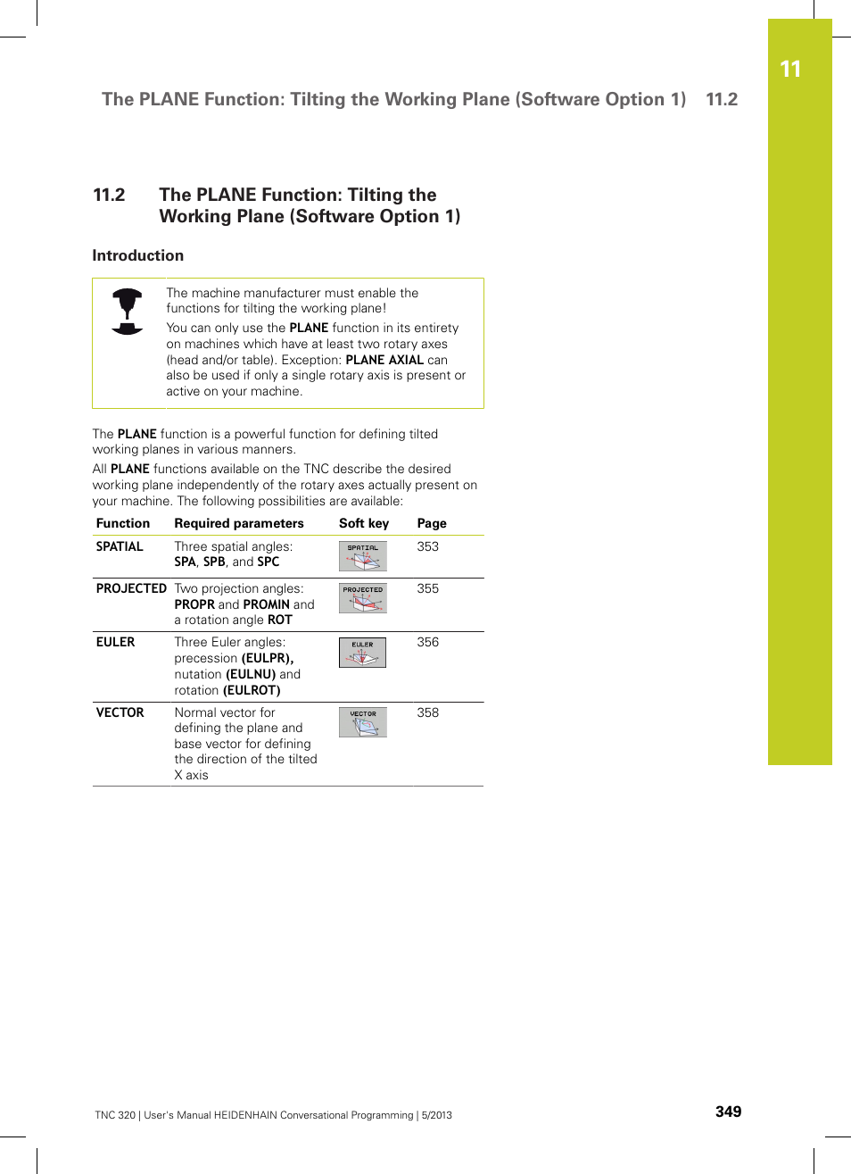 Introduction | HEIDENHAIN TNC 320 (34055x-06) User Manual | Page 349 / 540