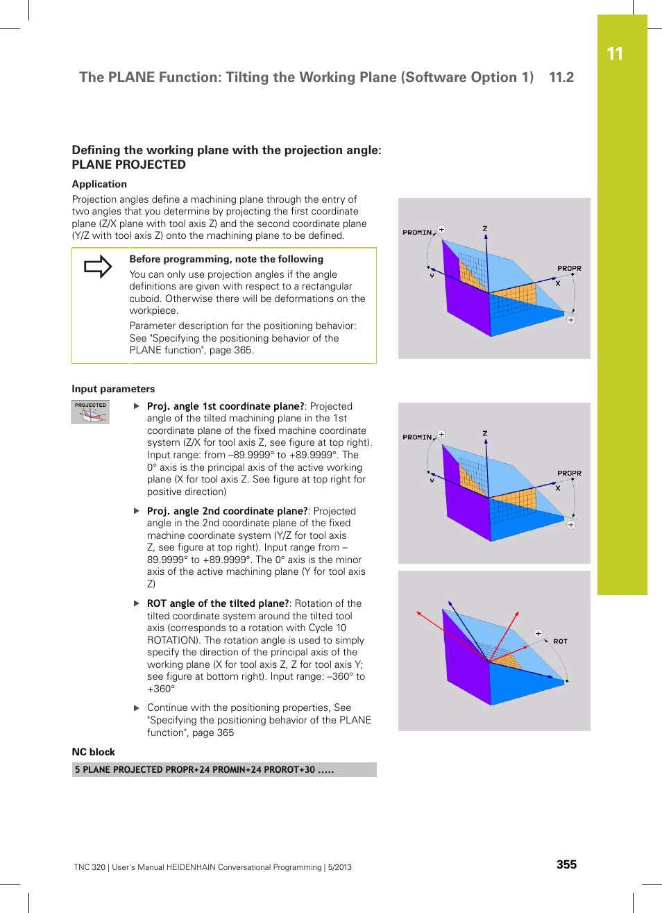 HEIDENHAIN TNC 320 (34055x-06) User Manual | Page 355 / 540