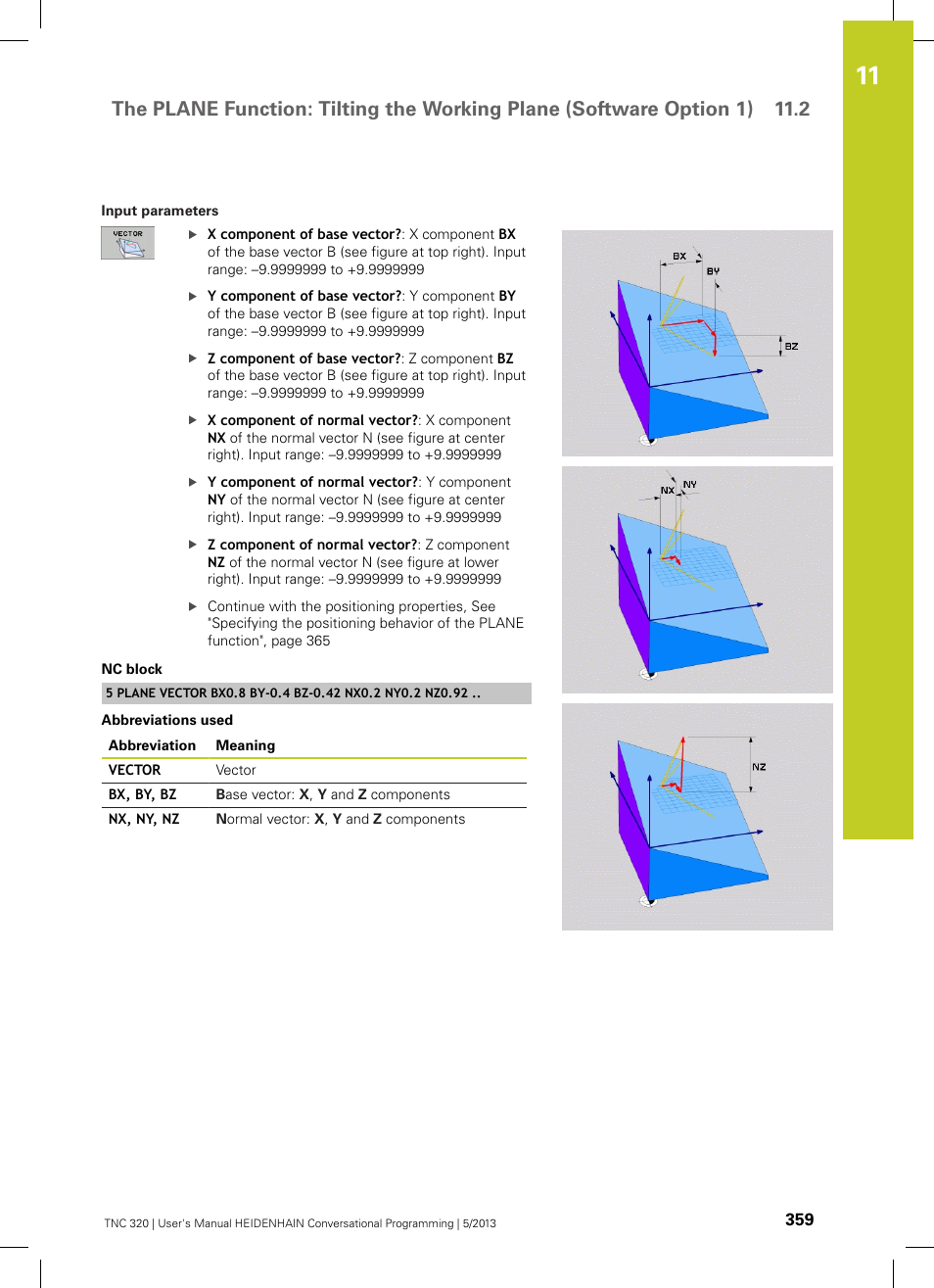 HEIDENHAIN TNC 320 (34055x-06) User Manual | Page 359 / 540