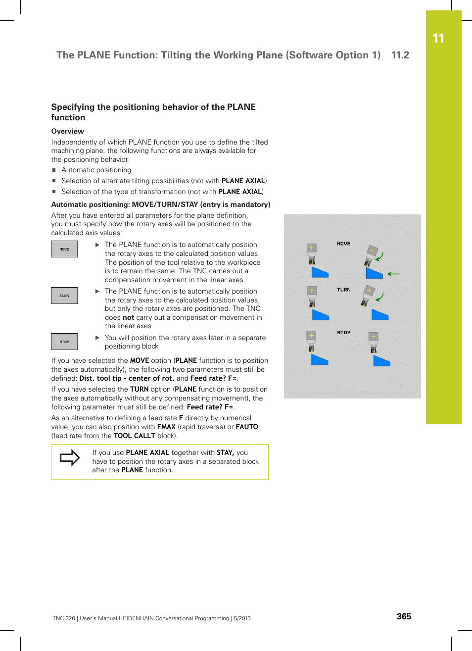 See "specifying | HEIDENHAIN TNC 320 (34055x-06) User Manual | Page 365 / 540